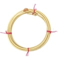 thumbnail image 1 of AJ Tack Wholesale Kid Rodeo Lasso Lariat Rope with Burner Medium Lay 20ft White Made in USA, 1 of 4