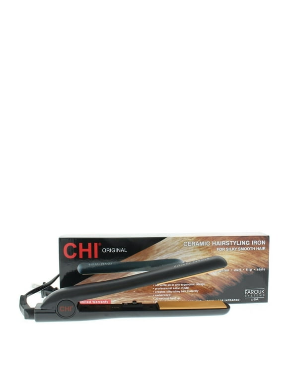 Chi Original Ceramic Hairstyling 1 Iron, Black