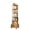 Wood_68.11"H, variant on GZXS 360° Rotating Bookshelf with Lockable Wheels & Bottom Compartment, 55.91" Tall Revolving Bookcase, Space-Saving Design for Bedroom, Living Room, Study or Compact Area, White