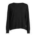 Time and Tru Women's Fine Gauge Sweater, Midweight