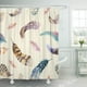 thumbnail image 1 of Cortina de Ducha ABPHQTO Plumas Acuarela Boho Chic 150x180 cm, 1 of 1
