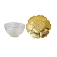 thumbnail image 4 of GUOOL Glass Tea Coffee Cup Saucer Teaware Small Cup with Golden Saucer, 4 of 9