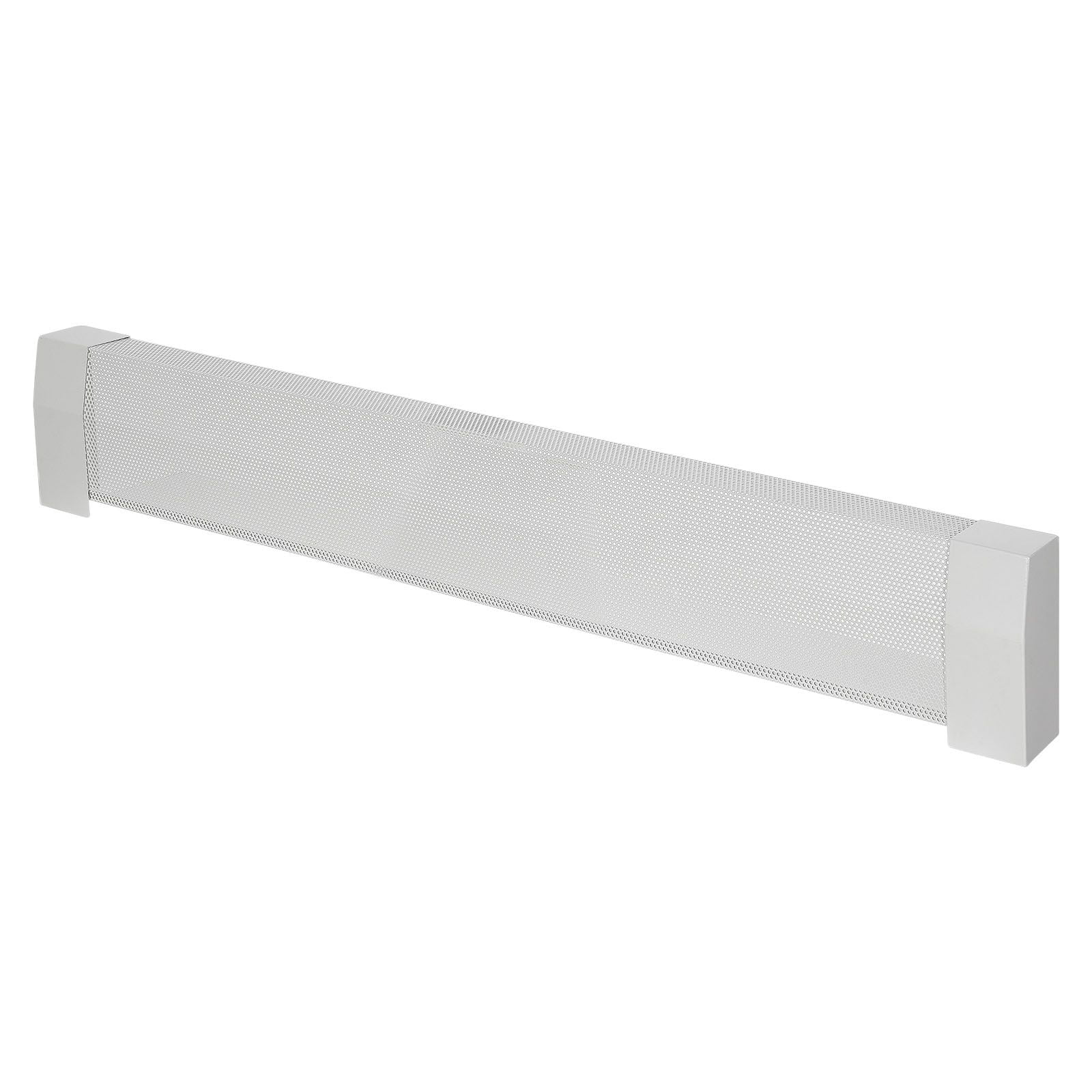 4ft Baseboard Heater Cover Replacement, Powder-Coated Steel, Ventilation Openings, Easy Installation, White Finish for Home Heating Upgrade