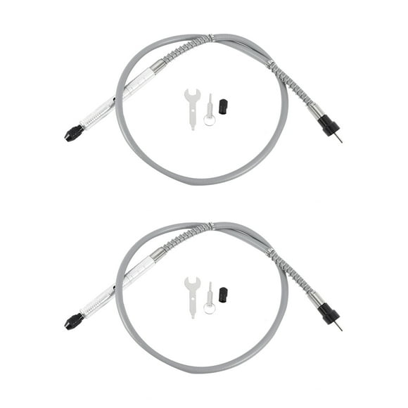 2X Amortiguadora de Eje Flexible de Aluminio Universal de 105 cm con Flexión Sin Llave 1/8 Conector para Dremel 3000 4000