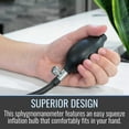 thumbnail image 2 of MABIS Precision Series Aneroid Sphygmomanometer Manual Blood Pressure Set with Calibratrated Nylon Cuff and Carrying Case, Adult, Latex Free, 2 of 5