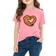 thumbnail image 4 of TaTaai School Season Cute Print Short Sleeve T-Shirt, Valentine's Day Casual Top, Unisex All Season Graphic Tee Gift, 4 of 8
