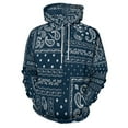 thumbnail image 3 of Paisley Bandana Pattern Oversized Hoodies For Woman Pullover With Pocket Comfortable Fation Pullover Hoodie S-5XL, 3 of 4