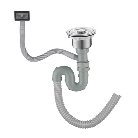 Filtro de desagüe para fregadero de cocina, desodorante, acero inoxidable, desagüe de alcantarillado Ranura única A