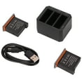 thumbnail image 3 of Replacement Replacement 2 Battery and LED 3 Channel USB Charger DC 5V 2-4A Camera Accessories for  Osmo Action 1 Camera, 3 of 7
