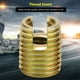 thumbnail image 4 of 20Pcs 302 Carbon Steel Self tapping Thread Insert Accessories(Inner M2*0.4 Outer M4.5*0.5), 4 of 5