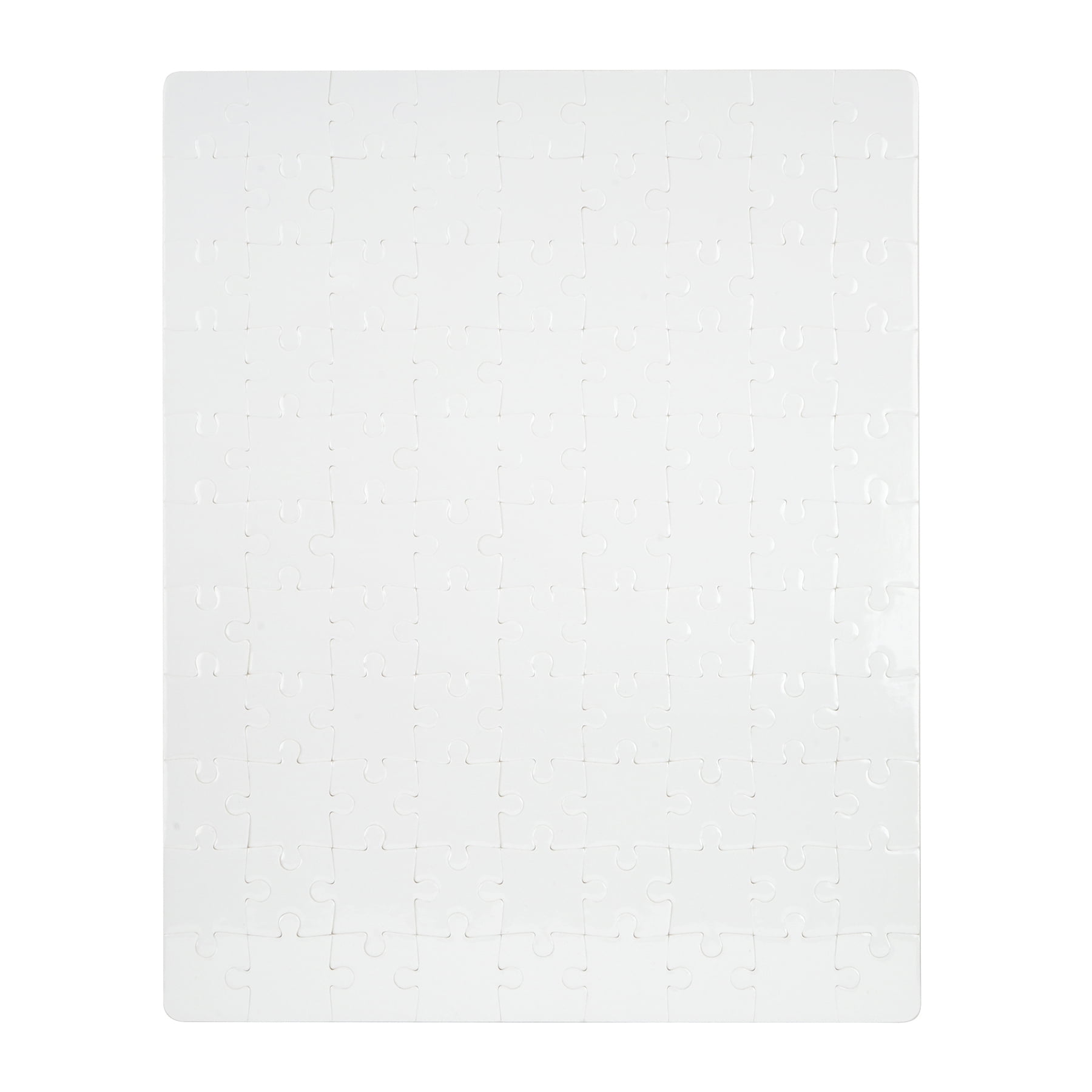8" x 10" Sublimation Puzzles by Make Market – Blank Cardboard Jigsaw Puzzles for Heat Transfer Designs - 12 Pack