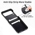 thumbnail image 2 of TECH CIRCLE Case for Samsung Galaxy Z Flip 4 5G Case,Luxury Business PU Leather Back Cover Bumper Shockproof Hard PC Ultra-Thin Case for Samsung Galaxy Z Flip 4 5G 2022,Red, 2 of 9
