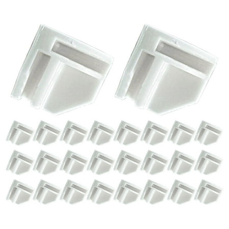 

50 Pcs Storage Buckle Cube Organizer Connectors Shelves Wire Shelf Clips Plastic Child