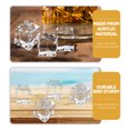 thumbnail image 2 of 60pcs Acrylic Crystal Fake Ice Cubes Realistic Clear Ice Cubes Photo Props, 2 of 8