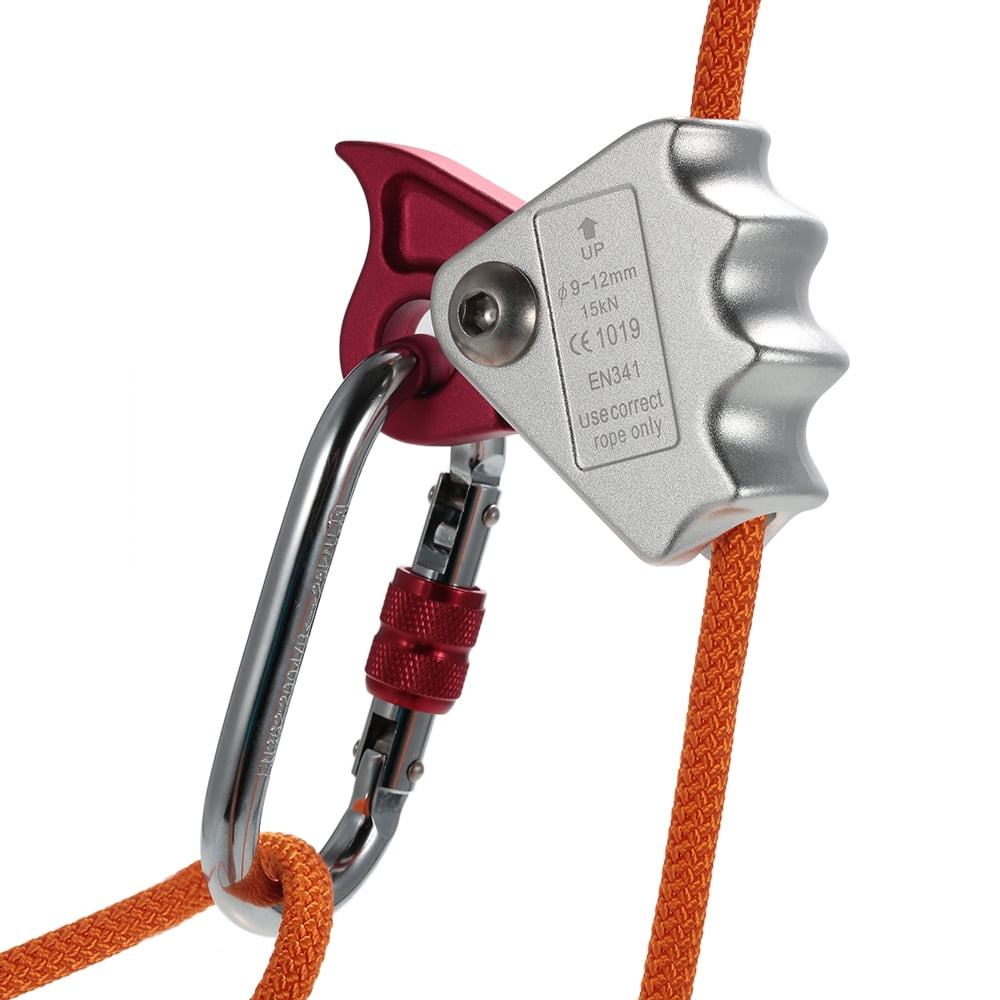 Lixada Climbing Pulley Rigging Rope Grab Rock Fall Protection Safety Clip Single Pulley & Twin Sheave Pulley Rescue Pulley for Training Protection Rescue Climbing Rigging Rescue 