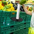 thumbnail image 3 of ColoMX Soporte para bolsas de frutas y verduras: Dispensador de bolsas de plástico para supermercados - Soporte metálico resistente para bolsas para tiendas minoristas y de conveniencia, 3 of 7