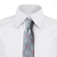 thumbnail image 2 of Abstract Necktie, Valentines Day Concept, Dress Tie, 3.7", Multicolor, by Ambesonne, 2 of 3