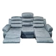 thumbnail image 4 of Sala Modular de 3 plazas Reclinable Gris 3-2-1 con 6 plazas Tela Velvet Sephir Bossa, 4 of 10