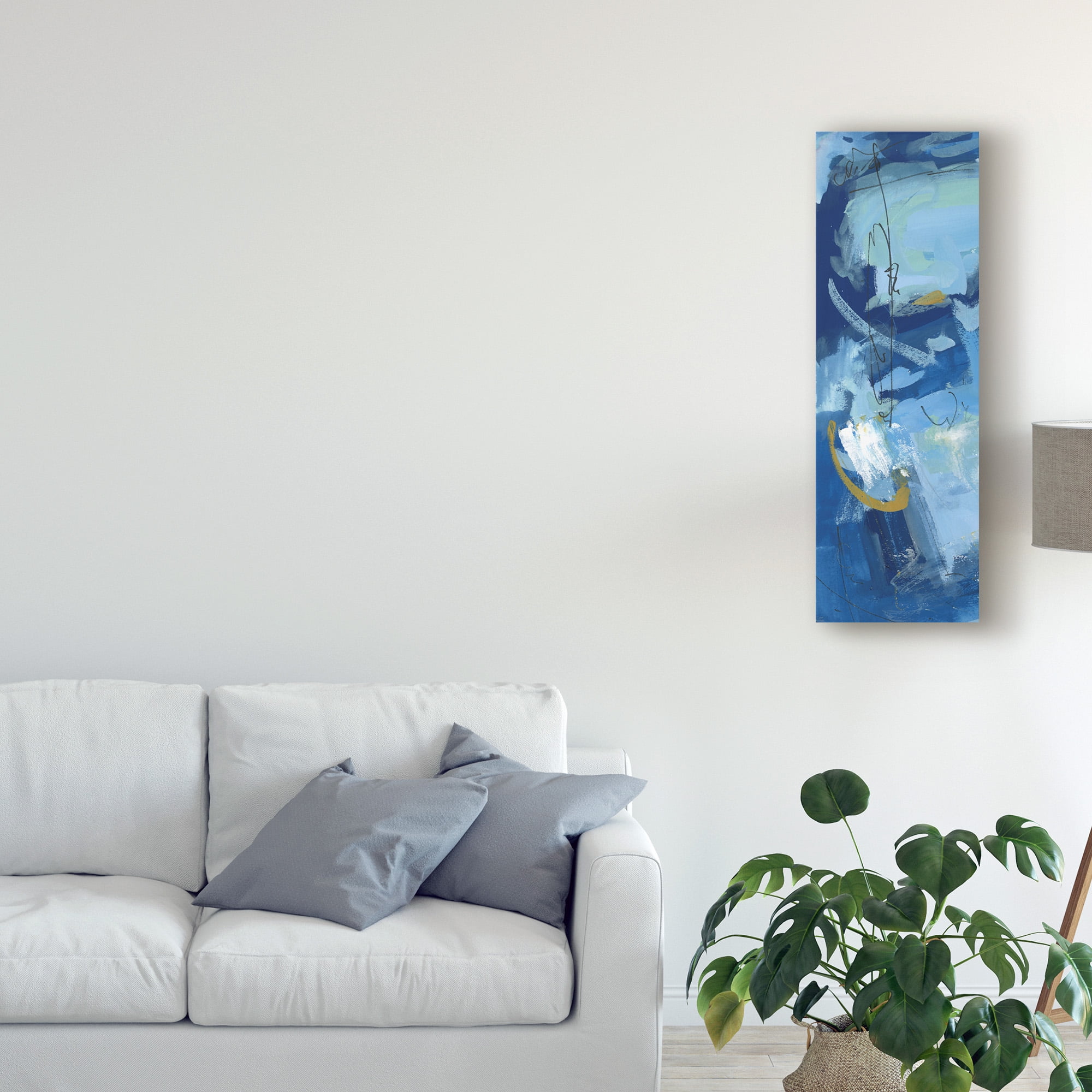 Composition Blue' Canvas Art by Melissa Wang