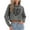 Dark Gray, variant on mihongmao Valentine Oversized Hoodies for Women Winter Solid Color Printed Long-Sleeved Round Neck Long-Sleeved Pullover Top Red S