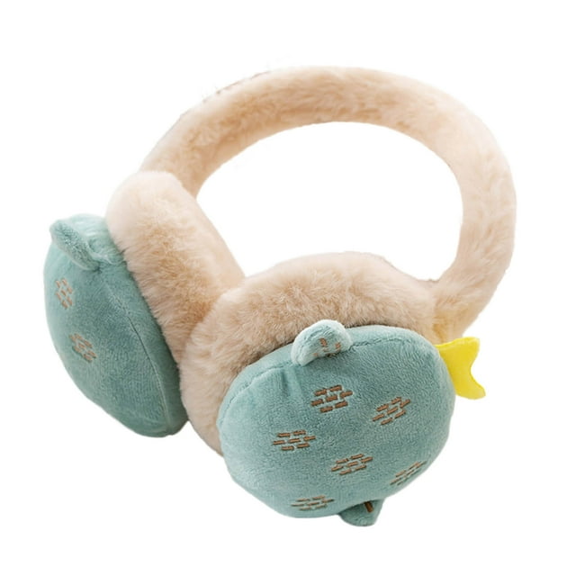 2 Pcs Cache-Oreilles Chauds d'Hiver pour Femmes et Filles, Couvre-Oreilles en Peluche pour Extérieur