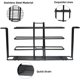 thumbnail image 3 of Soporte para cepillos de dientes para baño, soporte para cepillos de dientes montado en la pared con 2 portavasos y 5 ranuras, acero inoxidable para el administrador de accesorios de baño de ducha (negro) Sailing Electrónica, 3 of 5