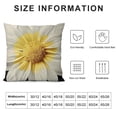 thumbnail image 5 of YINGXI  Throw Pillow Covers Beautiful White Daisy Bloom Flower Super Soft Pillow Covers Decorative for Couch Bedroom Living 22x22in, 5 of 5