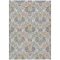 thumbnail image 2 of Addison Rugs Chantille Indoor/Outdoor Traditional Damask Silver Machine Washable Rectangle Rug, 9' x 12', 2 of 8