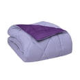 thumbnail image 6 of Reversible Down Alternative Comforter, Medium Weight Bedding for All Season Hypoallergenic-King/Cal King, Lilac/Purple, 6 of 9