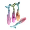 thumbnail image 1 of Creative Eyeliner Pen Lip Gloss Tube for DIY 4Pcs Mermaid Lipstick Bottles, 1 of 4