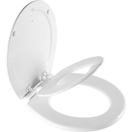 Bemis 888Slow Nextstep2 Round Closed-Front Toilet Seat - White