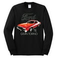 thumbnail image 2 of Wild Bobby, Ford '76 Gran Torino Vintage Car Cars and Trucks Mens Long Sleeve Shirt, Black, Small, 2 of 3