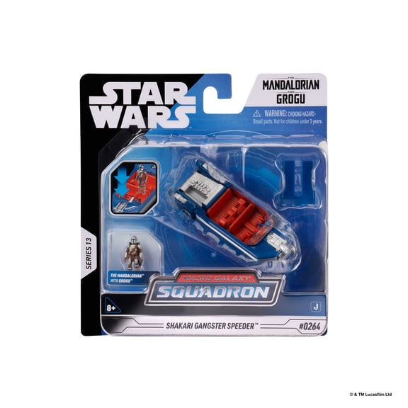 Star Wars™ Micro Galaxy Squadron Shakari Gangster Speeder - 3-inch Vehicle with 1-inch Micro Figure Accessory