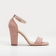 thumbnail image 3 of Melissa - Sandalias de ante rosa empolvado con perlas rosa 22.5 CM, 3 of 6