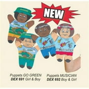 Dexter Educational Toys DEX692 Musician 2 Piece Puppet Set