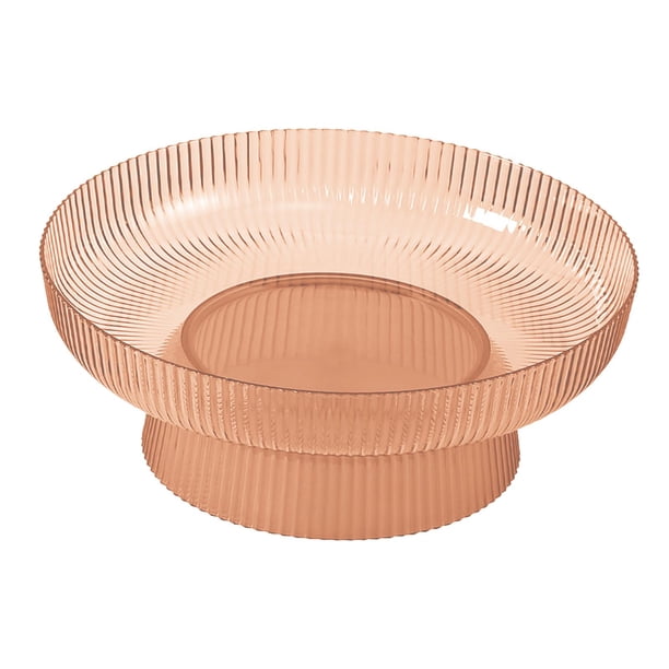 Frutero con pedestal, frutero para aperitivos, soporte para postres para comer Naranja
