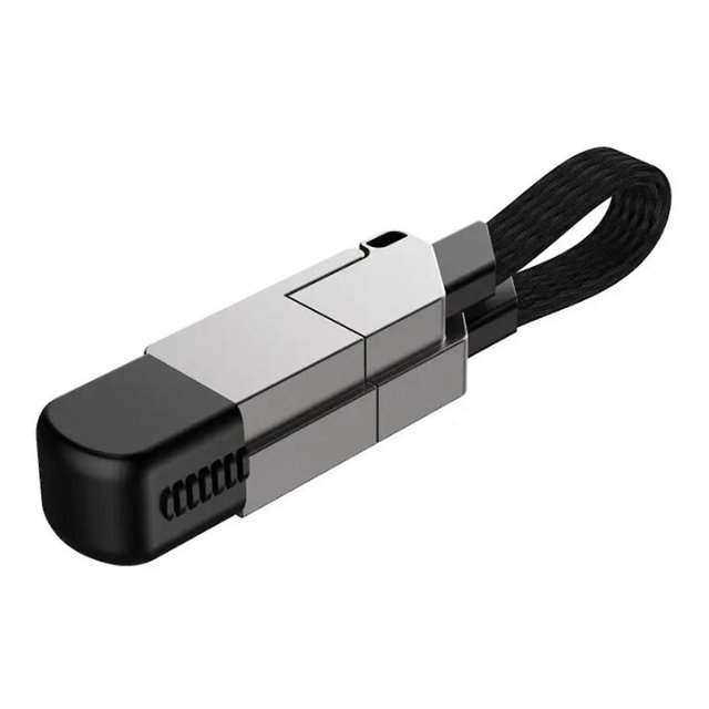 paladio de carga rápido multifuncional del llavero del cable 6In1 para el cable de datos de carga A de 27W Android TYPE-C 100W