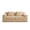Camel, variant on Cloud Sectional Couch, Black Corduroy No-Assembly Loveseat for Small Spaces