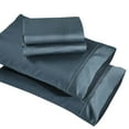 thumbnail image 2 of BNM Egyptian Cotton 850 Thread Count Bed Sheet Set, Twin XL, Dark Blue, 2 of 8