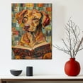 thumbnail image 5 of Vizsla Decor Poster Unframe, Vizsla Dog Canvas Wall Art, Dog Reading Book Canvas Print Painting Poster Wall Decor Dog Lovers Gifts, 5 of 6