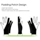 thumbnail image 4 of Paquete de 10 Guantes de Artista para Tableta Guante de Dibujo Digital Guante de Rechazo de Palma Gruesa Con Dos Dedos para Almohadilla Gráfica (S), 4 of 5