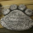 thumbnail image 3 of Gerson 10-Inch Long Cement Pet Memorial Paw Print Stepping Stones (Set of 2), 3 of 4