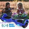 thumbnail image 2 of Hoverboard 6.5" Two-Wheel Self Balancing Hoverboard with LED Lights Electric Scooter and Bluetooth for Adult Kids Gift Blue, 2 of 5