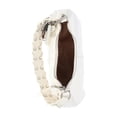 thumbnail image 4 of Madden NYC Women's Half Moon Stud Shoulder Bag, White, 4 of 6