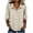 Fall Clothes for Women Beige, variant on Womens Cotton Linen Fall Clothes, 3/4 Sleeve Shirts for Women Casual Lightweight Lapel Button Down Dressy Blouses
