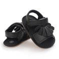 thumbnail image 3 of Baby Toddler Infant Girls EVA Soft Open Toe Summer Sandals Flower Princess Flat Shoes, 3 of 6