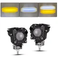 thumbnail image 1 of Ultra Brillo Auxiliares Faros Lupa Bicolor Niebla 4x4 Moto, 1 of 6