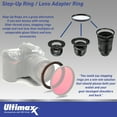 thumbnail image 3 of Ultimaxx 62-58mm Step-Down Lens Adapter Ring for Camera Lenses and Camera Filters, 3 of 4
