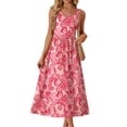 thumbnail image 3 of Fantaslook Summer Dresses for Women Sleeveless Casual Long Dress Beach Vacation Sundresses with Pockets, 3 of 10