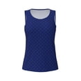 thumbnail image 5 of Goofa Navy Blue Printed Womens Workout Tops for Women Sleeveless Yoga Shirts Athletic Running Tank Tops Sleeveless Gym Clothes Workout Apparel-Small, 5 of 9